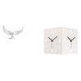 thumbnail image 1 of Escultura de ángel,Estatua de ángel para decoración del hogar,manualidades,color blanco,Reloj de pared de doble cara,Reloj de pared de esquina de doble cara para decoración del hogar,Reloj, 1 of 8
