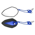 thumbnail image 1 of Pair 8mm 10mm Motorcycle Rearview Mirrors Aluminum Alloy Arm, Ultra Clear Vision, Paint Finish Shell, Universal Fit, 1 of 7