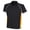 Black/ Amber/ White, variant on Finden & Hales Kids Big Boys Piped Performance Sports Polo Shirt