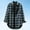 Green, variant on ClodeEU Women's Lapel Plaid Long Sleeve Button Down Shirt,Casual Slim Lightweight Blouse Black,Women's Plus L