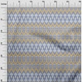 thumbnail image 2 of oneOone Tissu Polyester Lycra Damas & Chevron Ikat Imprimé Tissu BTY 56 Pouces de Large, 2 of 4