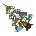 thumbnail image 2 of JINSIJU Christmas Felt Snowman with Detachable Ornaments DIY Games, 2 of 3