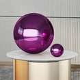thumbnail image 2 of Gongxipen Stainless Steel Mirror Surface Garden Ball Colored Gazing Globe 5.89inch, 2 of 10