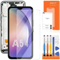 for Samsung Galaxy A54 screen Replacement for Samsung A54 5G LCD Display SM-A546E SM-A546B SM-A546U LCD Digitizer Touch Screen Assembly Repair Parts Black with Frame