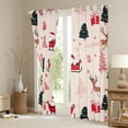 thumbnail image 3 of Manfei Christmas Tree Child Black Out Curtains, Cute Santa Claus Curtains Pack of 2 (42x63 Each), Magic Dreamy Reindeer Bedroom Curtains, Curtains and Drapes Home Decor, 3 of 6