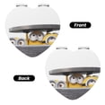 thumbnail image 2 of Pofeuu Minions for Portable Pocket Makeup Mirror PU Cover Compact Travel Mirror with Normal and Magnifying Double Sided Glass-Round Shape-Heart Shape, 2 of 9