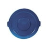 Rubbermaid Commercial 263100BE Round Lid for Brute 32 gal Waste Containers, 22 1/4" Diameter, Blue