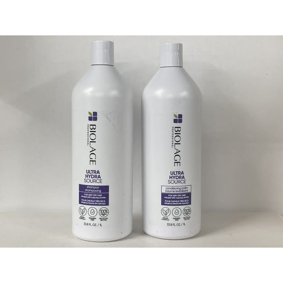 Matrix Ultra Hydrasource Moisturizing Adult Shampoo & Conditioner Set with Cupuacu Butter, 2 Piece Set (2 Pack)