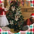 thumbnail image 4 of Tela Hahafelt vintage a cuadros navideños, 46 x 56 cm, 10 unidades, 4 of 6