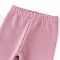 thumbnail image 3 of SGFCWSX Girls Leggings Winter Thickened Legging Pants Soft Cute Bowknot Fleece Lining Thermal Pants Pink Size 8 Years, 3 of 7