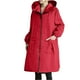 thumbnail image 2 of Chaquetas y abrigos casuales con capucha de manga larga para mujer, impermeable, transpirable, talla grande, con capucha, para senderismo, cortavientos cálido, blusa de poliéster para mujer, 2 of 4