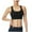 Black, variant on Ashirexll Front Adjustable Straps Sports Bras for Women Plus Size High Impact Wirefree Comfort No Bounce Support Workout Running Bra Black XL