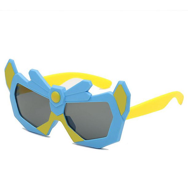 Gafas de sol para niños, gafas polarizadas de dibujos animados para niños, parasol, espejo, protección Uv, gafas para niños