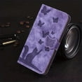 thumbnail image 4 of Retro Butterfly Leather Mobile Phone Case For Samsung Galaxy 21/22/23 Series, 4 of 5