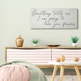thumbnail image 2 of Stupell Industries Something Tells Me Cursive Romantic Quote ,17 x 40,Designed by Daphne Polselli, 2 of 6