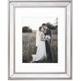 thumbnail image 2 of ERDS-4x6 Gold Mirror Bead Picture Frame, Classic Mirrored Frame with Beaded Border, Wall-Mountable, Made for Tabletop Display, Photo Gallery and Wall Art, (4x6, Gold), 2 of 4
