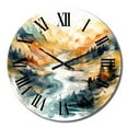 thumbnail image 4 of Designart "Nordic Beauty of Nature III" Scandinavian Oversized Wall Clock, 4 of 5