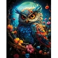 thumbnail image 1 of 500-Piece Adult Jigsaw Puzzle — Colorful, Mysterious Owl,Multicolor, 1 of 1
