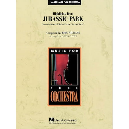 Highlights from Jurassic Park (John Williams) HL Full Orchestra (Sheet Music/Songbook)