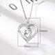thumbnail image 5 of 925 Sterling Silver Zircon Mother's Day Pendant Necklace Gift for Mother or Daughter 45cm Chain Length, 5 of 5