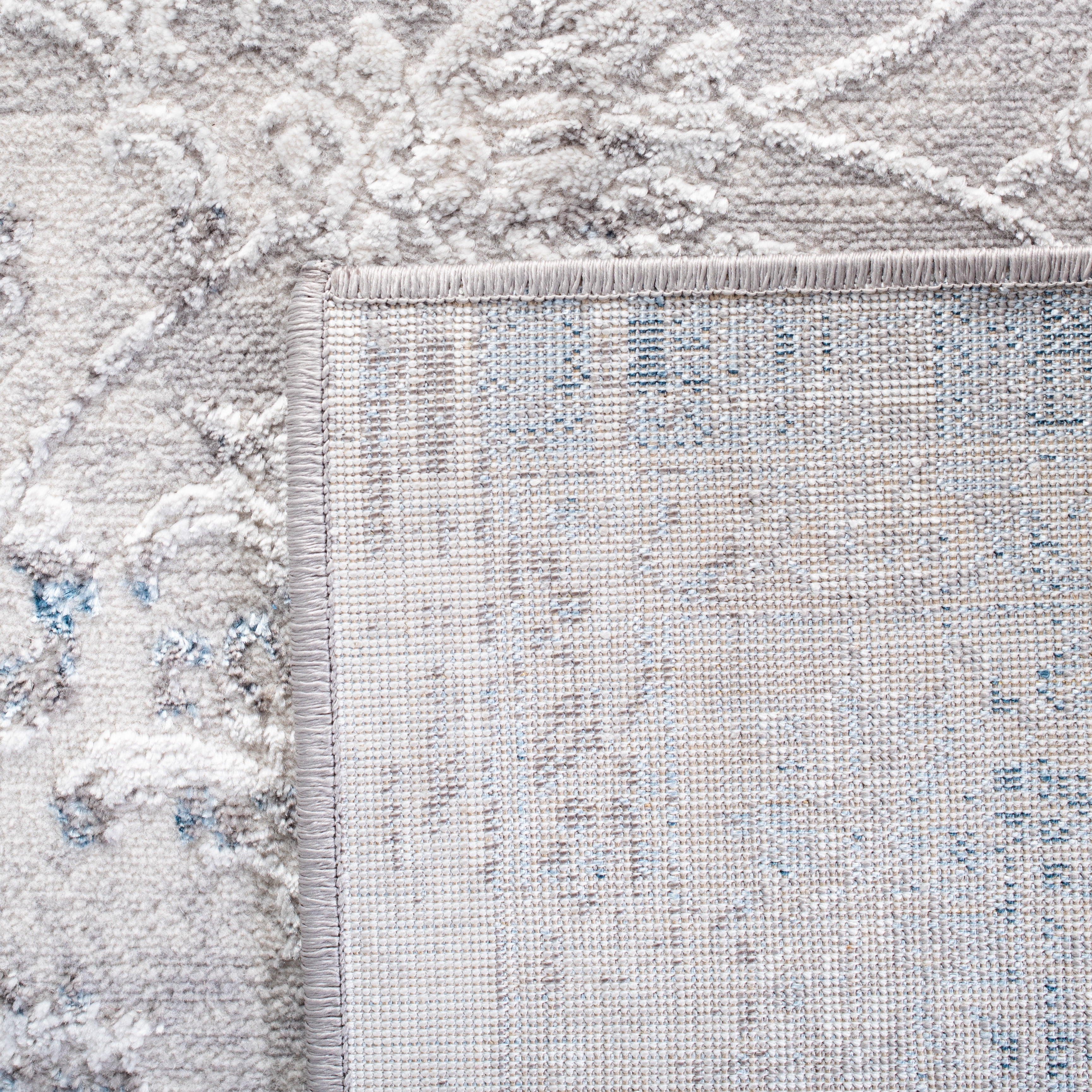 SAFAVIEH Amelia Wessex Abstract Area Rug, Gray/Blue, 4'5" x 6'5"