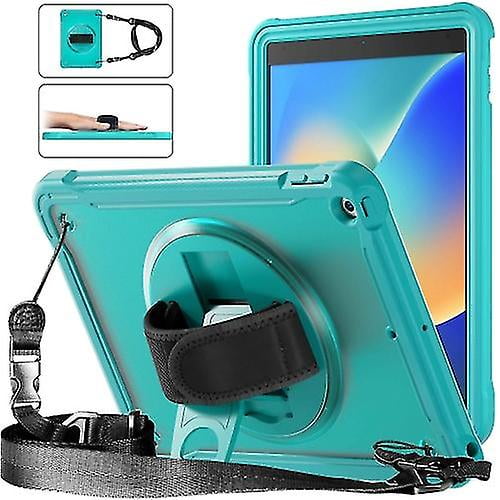 Funda híbrida resistente con asa y correa para iPad 10.2 (2021/2020/2019)