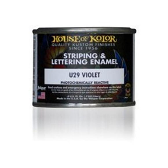 WTD HOK-U12-B06 4 oz Silver Striping Enamel