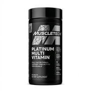 MuscleTech Platinum Multi-Vitamin Tablets, Immune Support, 90 Count, 30 Servings, Unisex