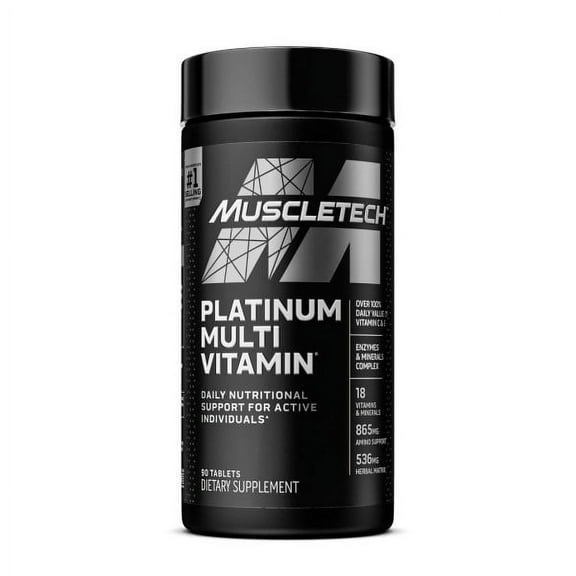 Muscletech Platinum Multi Vitamin, For Men & Women, 90ct