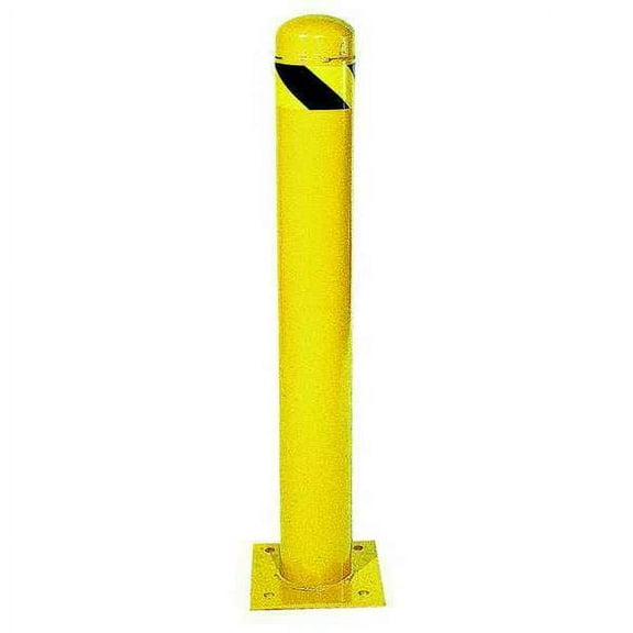 Manufacturer Varies Bollard ,24 in H,Yellow ,Carbon Steel 1GUD5