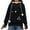 Black, variant on Fesfesfes Women Hooded Casual Pet Dog Cat Holder Carrier Coat Pouch Large Pocket Hoodie Tops or