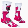 thumbnail image 5 of ODD SOX – Pink Ranger 360 – Novelty Crew Socks – Size Large – Men's 8–12 / Women's 9.5–13.5 – Tv, 5 of 6