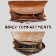 thumbnail image 3 of Madosh Genuine Leather Camera Handbag Lens Case Briefcase DSLR Crossbody Bag, 3 of 6