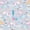 Blue L, variant on meiyoeat Cute Unicorn L Initial Twin Duvet Cover for Kids, Cartoon Monogram Twin Bedding, Blue Multicolor, Colorful Star Reversible, 2pcs, 1 Duvet Cover and 1 Pillowcase