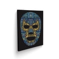 thumbnail image 1 of Cuadro Decorativo Blue Demon Arte Huichol Canvas Arte Mexicano Moderno Listo para Colgar Maxigráfica Shop Cuadro Cultural Dia de Muertos, 1 of 2