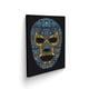 thumbnail image 1 of Cuadro Decorativo Blue Demon Arte Huichol Canvas Arte Mexicano Moderno Listo para Colgar Marco Flotante Plateado Maxigráfica Shop  Cuadro Cultural Dia de Muertos, 1 of 6