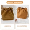 thumbnail image 3 of BESTYASH 2Ud Bolsa Organizadora De Cosméticos Color Café Gran Apertura Para Almacenamiento Práctico, 3 of 7