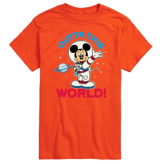 Mickey & Friends - Outta This World - Men's Short Sleeve Graphic T-Shirt