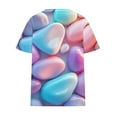 thumbnail image 4 of Summer Tops for Women Over 50 Tie Front Womens T Shirts Graphic Tees Vintage Basic Fitted Short Sleeve Tees Skims Dupes Shirt Clearance Deals, 4 of 5