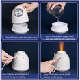 thumbnail image 4 of Air Humidifier Aroma Flame Mist Aromatherapy Water Spayer Aromatherapy Night Light Diffuser Silicone Water Mists Humidification Tools Office White, 4 of 9