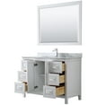 thumbnail image 4 of Wyndham Collection Wcv252548sunsm46 Daria 48" Free Standing Single Vanity Set - White /, 4 of 7