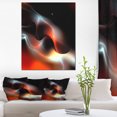 thumbnail image 1 of Red Black Abstract Warm Fractal Design - Abstract Wall Art Canvas, 1 of 3