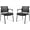 Black, variant on QRKD Black Waiting Room Chair with Wheels Mesh Back Stacking Arm Chairs with Upholstered Fabric Seat and Ergonomic Lumber Support for Office School Church Guest Reception