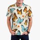 thumbnail image 1 of Fotbe Butterflies Camiseta Polo de Golf para Hombre con Estampado – Camisa Deportiva Transpirable con Cuello Abotonado-3X-Large, 1 of 6