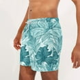 thumbnail image 4 of UVEASISHA Big and Tall Beach Shorts for Men Swim Trunks Tropical Print Hawaiian Shorts Quick Dry Aloha Shorts Drawstring Waist Board Shorts with Pockets Todays Clearance Sales Multicolor XL, 4 of 6