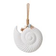 thumbnail image 1 of Adorno de madera mediterráneo para decoración del hogar, decoración de madera para interiores y exteriores, colgante de pared. Blanco, 1 of 9
