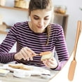 thumbnail image 4 of Tunhigl 304 Stainless Steel Cheese Knife Set - 4-Piece Elegant Sandwich & Cream Decorating Knives for Kitchen, Parties, and Everyday Use Rose Gold, 4 of 5