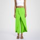 thumbnail image 4 of MKLEKYY Leggings de verano para mujer, de color liso, a la moda, sexys, de pierna ancha, para yoga, 4 of 4