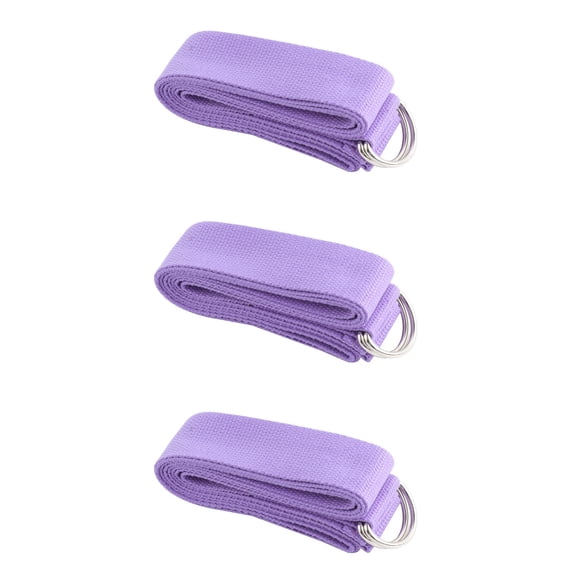 3 PCS Yoga Belt Strap Exercise Stretching Fitness Training Straps Bands Arm Workout