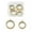 Golden (25-30mm), variant on 4pcs Rhinestone Photo Frame Charms Round Memory Locket Pendants Crystal-Platinum (25-30mm)